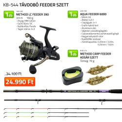 Távdobó feeder szett